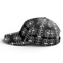 Load image into Gallery viewer, Black Fire Black and Gray Snapback Hat hat Herman 

