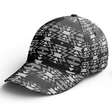 Load image into Gallery viewer, Black Fire Black and Gray Snapback Hat hat Herman 
