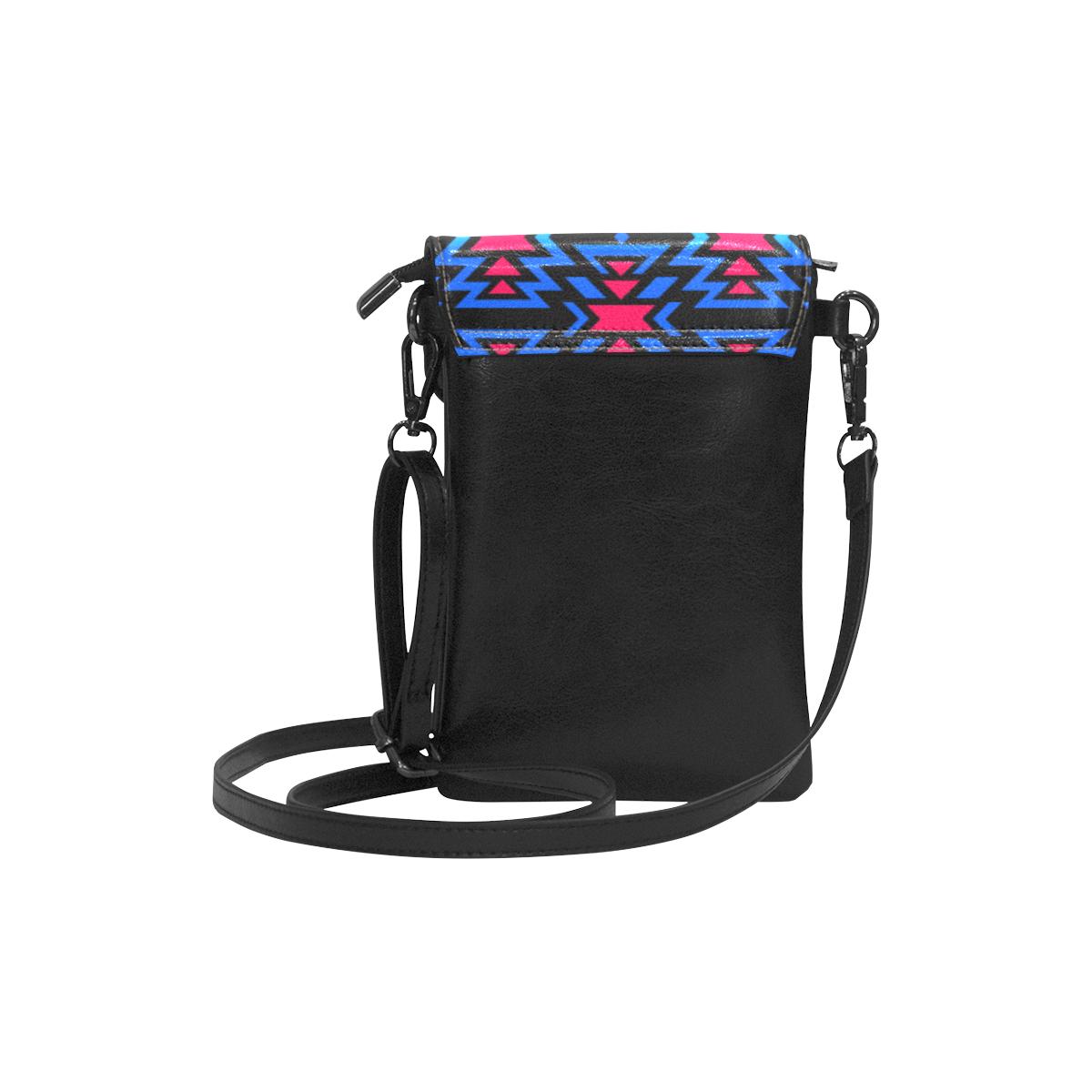 Black Fire Dragonfly Small Cell Phone Purse (Model 1711) Small Cell Phone Purse (1711) e-joyer