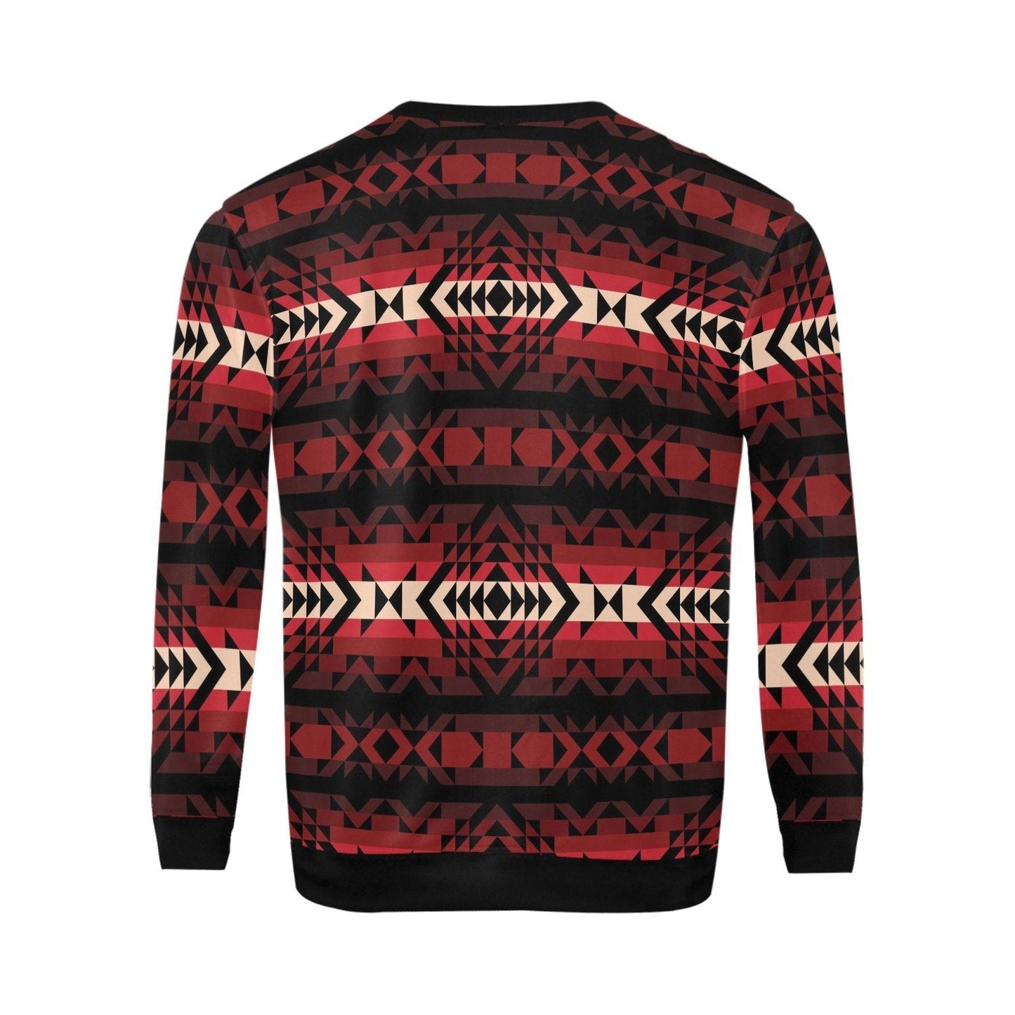 Black Rose All Over Print Crewneck Sweatshirt for Men (Model H18) shirt e-joyer