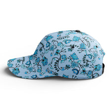 Load image into Gallery viewer, Blue Floral Amour Snapback Hat hat Herman 
