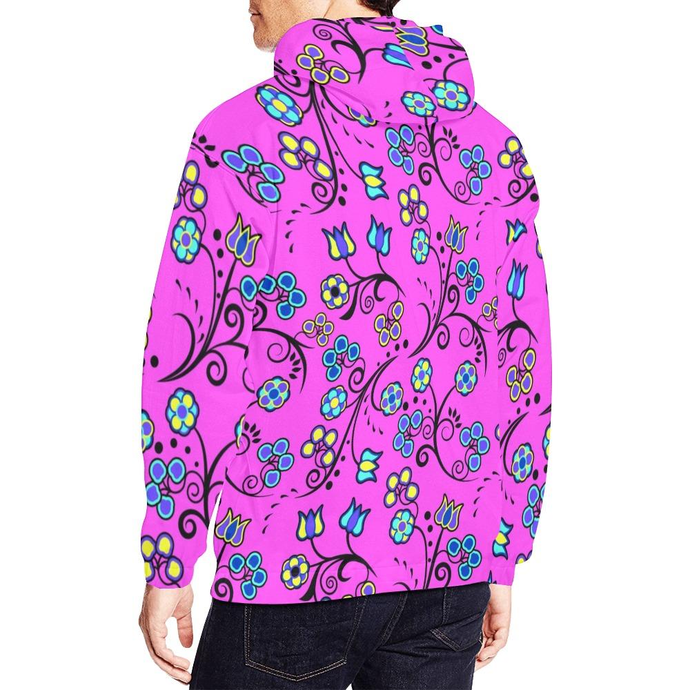 Blue Trio Bubblegum All Over Print Hoodie for Men (USA Size) (Model H13) All Over Print Hoodie for Men (H13) e-joyer