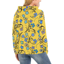 Load image into Gallery viewer, Blue Trio Tuscan All Over Print Hoodie for Women (USA Size) (Model H13) All Over Print Hoodie for Women (H13) e-joyer 
