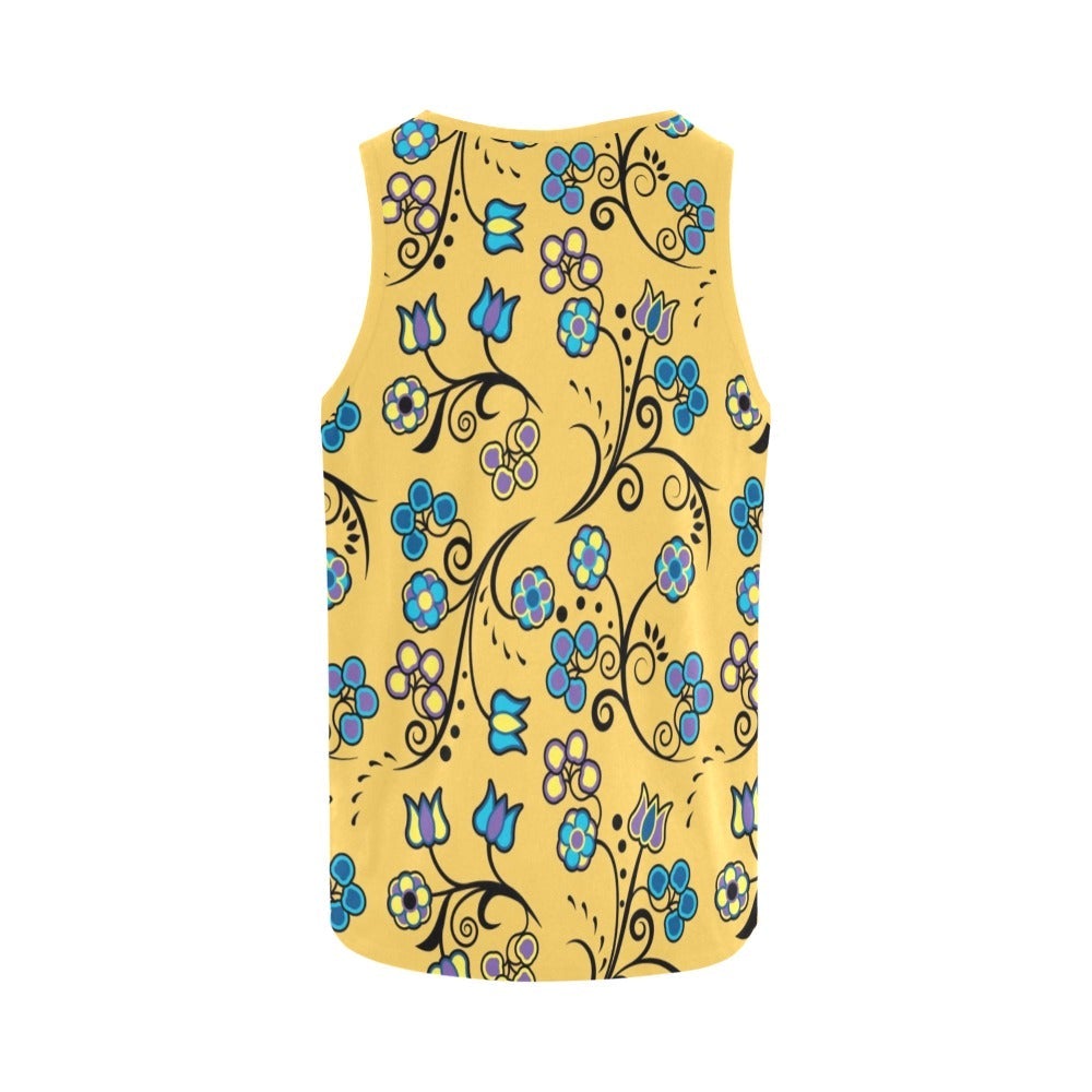 Blue Trio Tuscan All Over Print Tank Top for Women (Model T43) All Over Print Tank Top for Women (T43) e-joyer