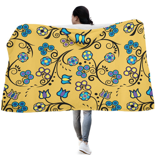 Blue Trio Tuscan Hooded Blanket blanket 49 Dzine 