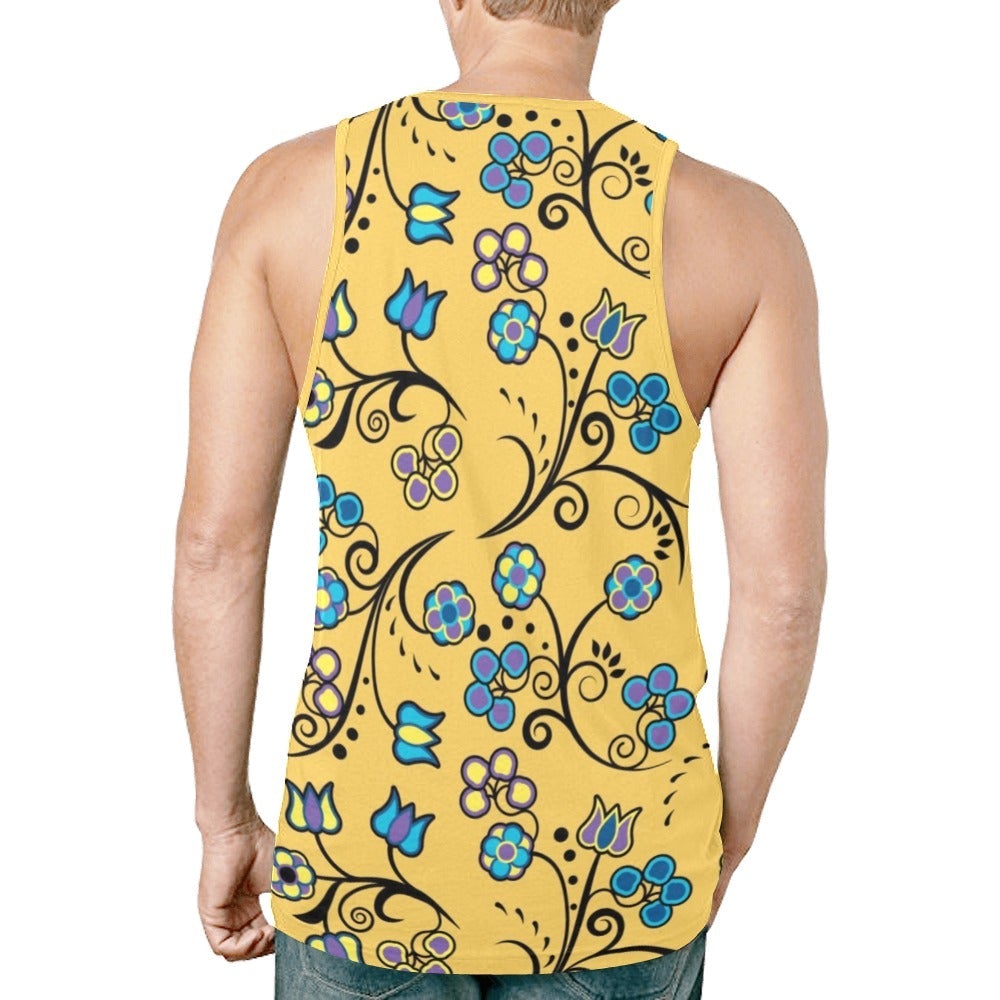 Blue Trio Tuscan New All Over Print Tank Top for Men (Model T46) New All Over Print Tank Top for Men (T46) e-joyer