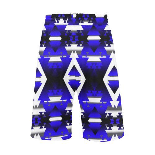 Blue Winter Camp Men's All Over Print Casual Shorts (Model L23) Men's Casual Shorts (L23) e-joyer