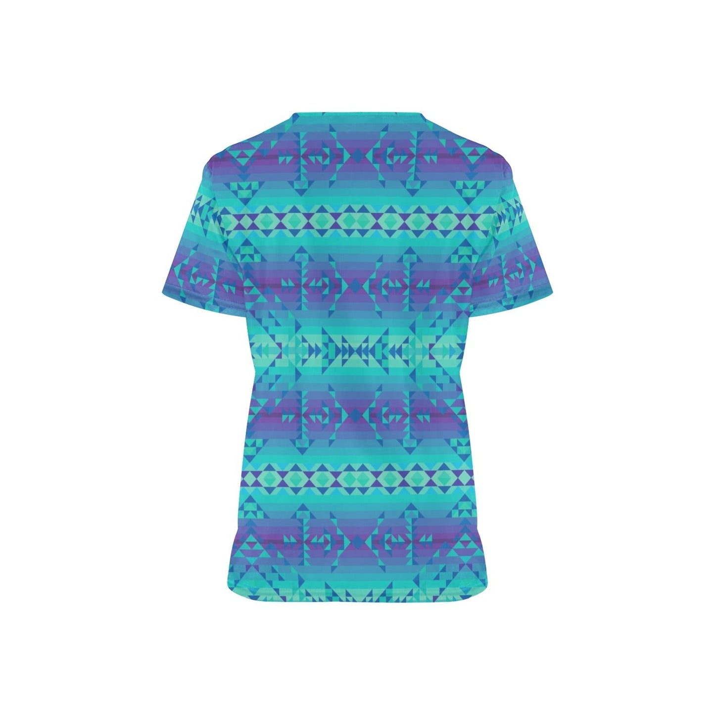 Borealis All Over Print Scrub Top Scrub Top e-joyer