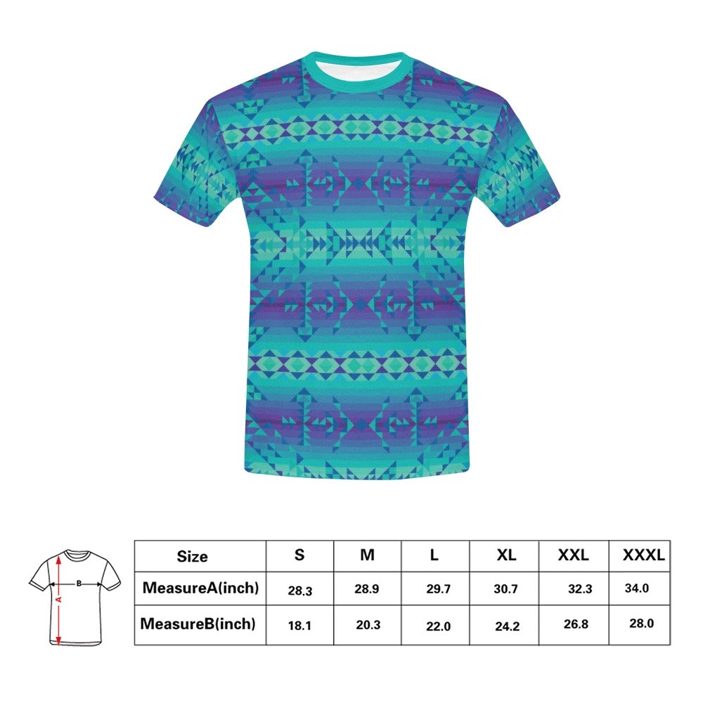 Borealis All Over Print T-Shirt for Men (USA Size) (Model T40) All Over Print T-Shirt for Men (T40) e-joyer