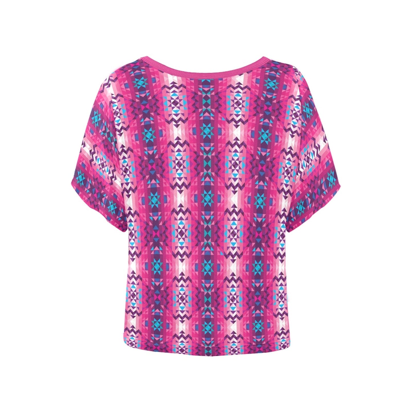 Bright Wave Women's Batwing-Sleeved Blouse T shirt (Model T44) Women's Batwing-Sleeved Blouse T shirt (T44) e-joyer