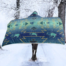 Load image into Gallery viewer, Buffalo Run Hooded Blanket blanket 49 Dzine 
