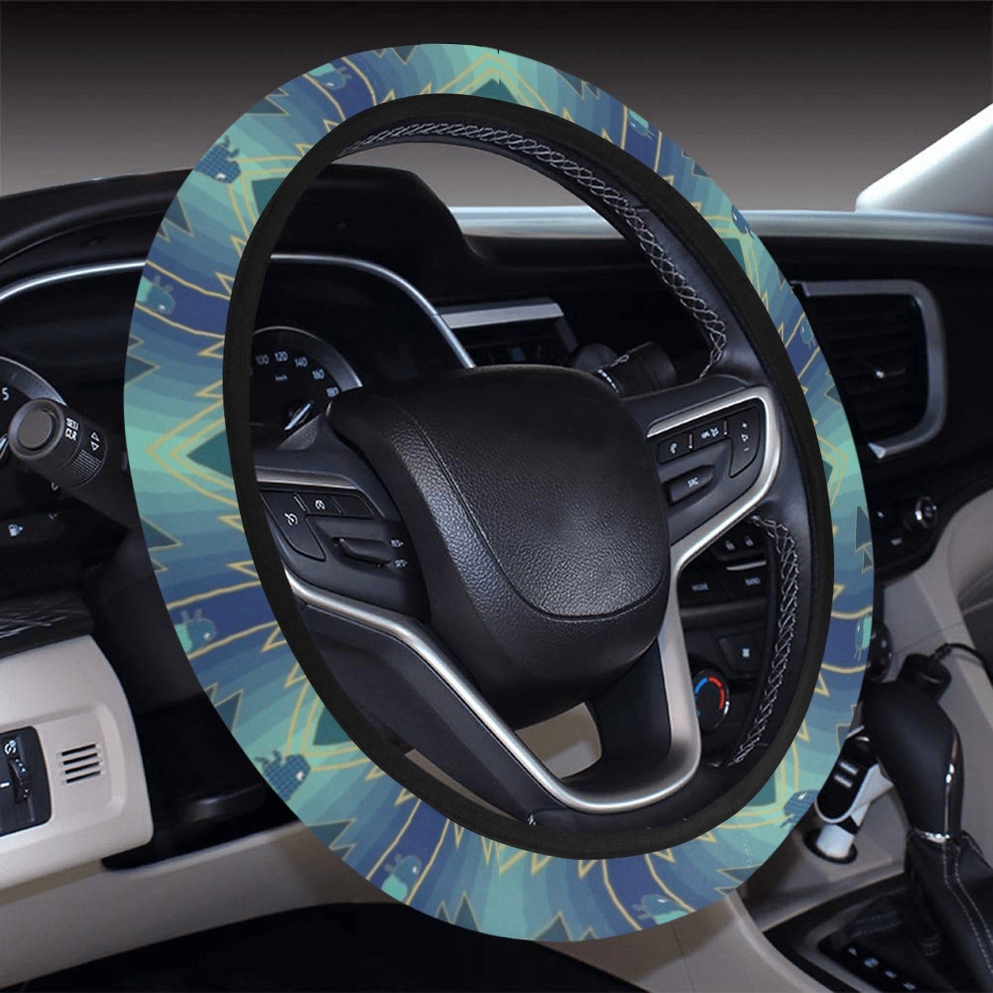 Buffalo Run Steering Wheel Cover with Elastic Edge Steering Wheel Cover with Elastic Edge e-joyer