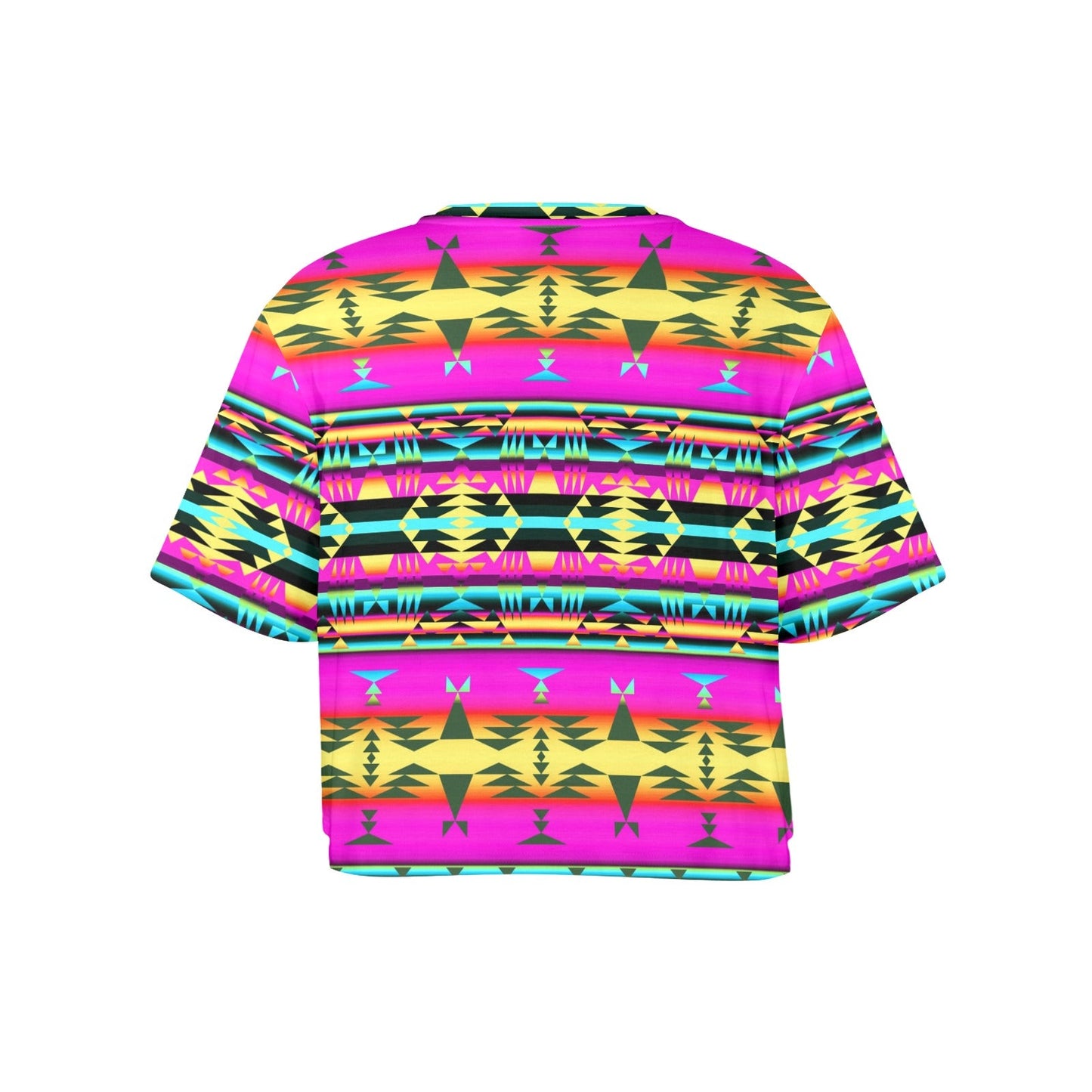 Between the Sunset Mountains Crop Top