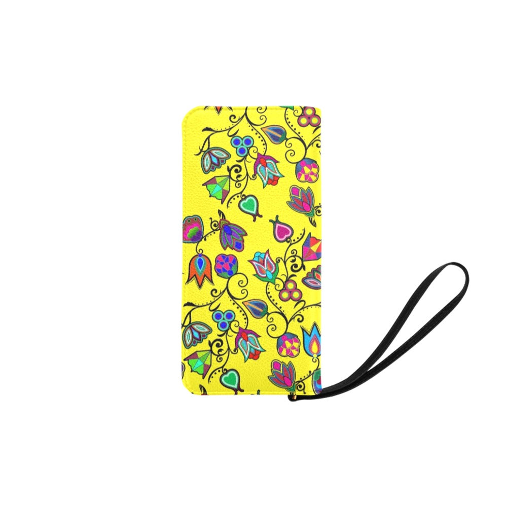 Indigenous Paisley Yellow Clutch – Small Purse by 49 Dzine