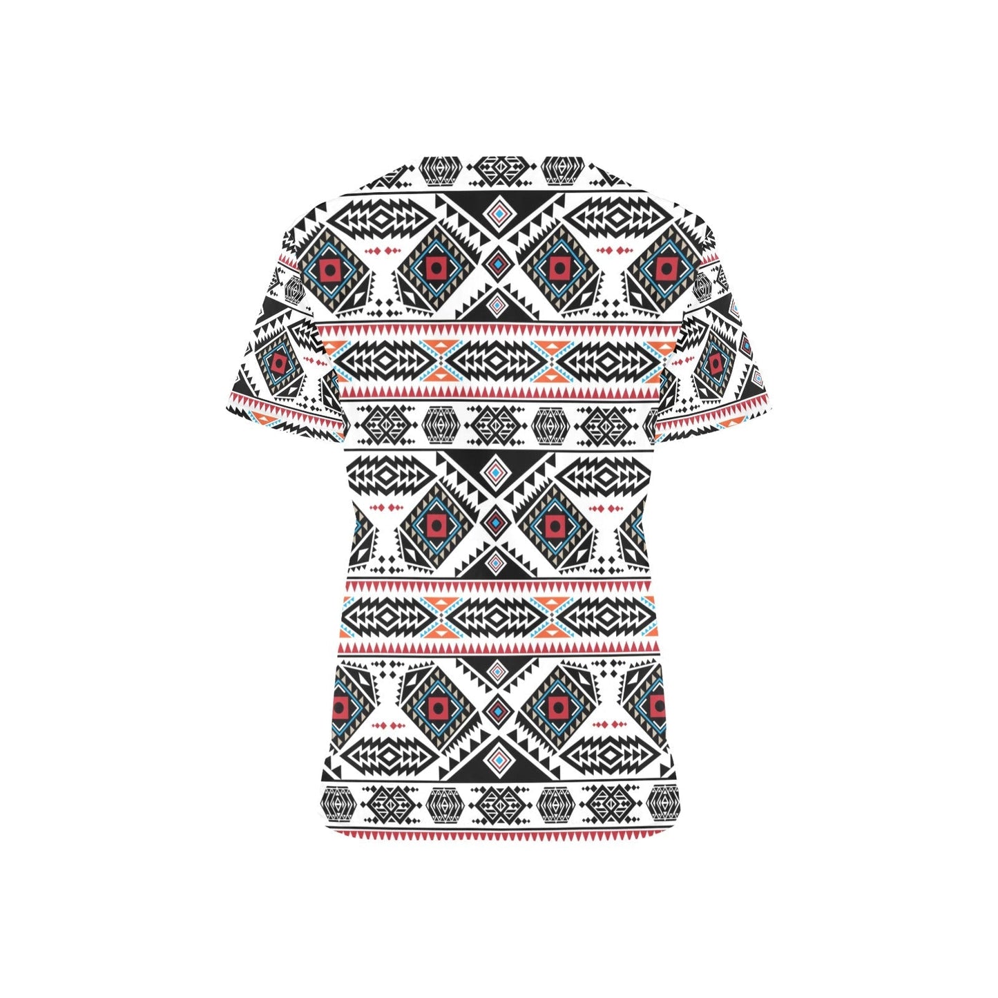 California Coast All Over Print Scrub Top Scrub Top e-joyer
