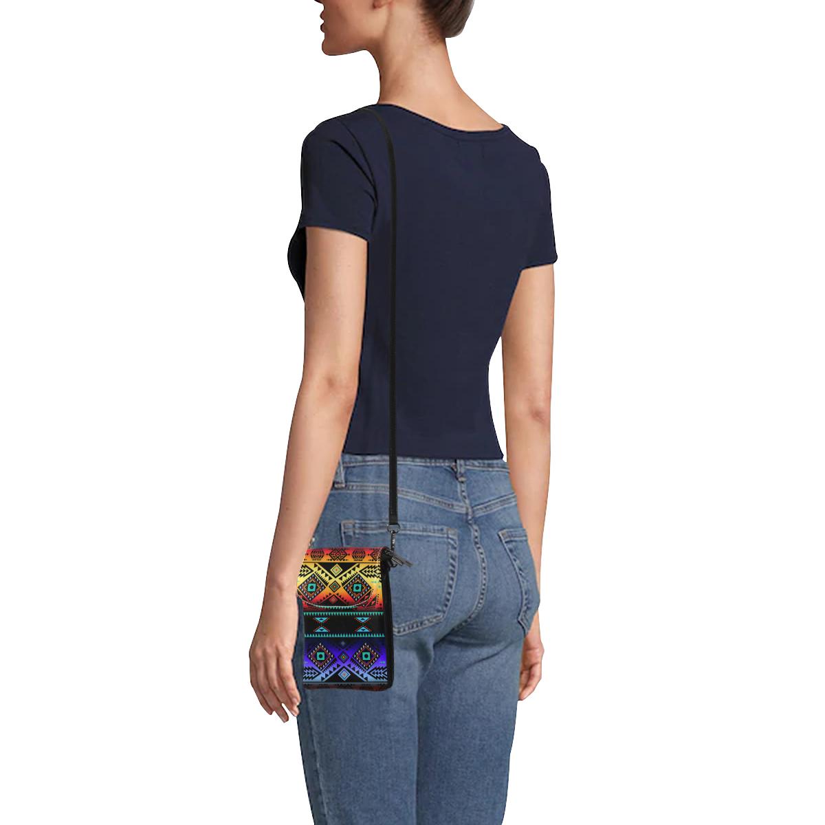 California Coast Sunset Small Cell Phone Purse (Model 1711) Small Cell Phone Purse (1711) e-joyer