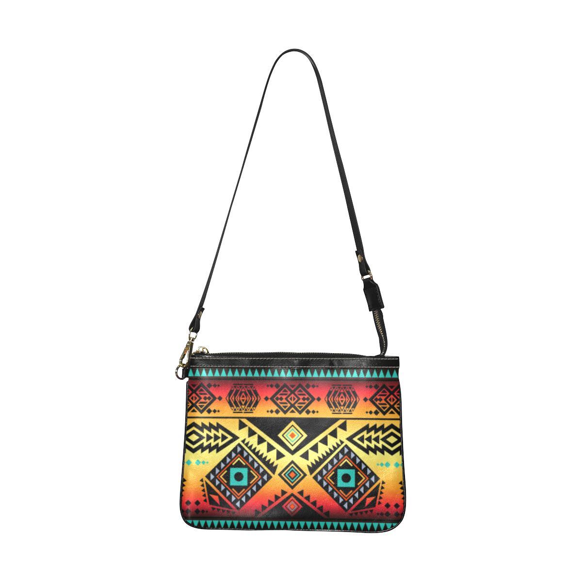 California Coast Sunset Small Shoulder Bag (Model 1710) Small Shoulder Bag (1710) e-joyer