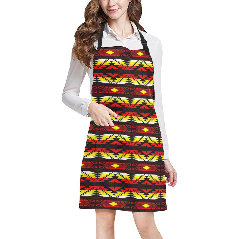 Canyon War Party All Over Print Apron All Over Print Apron e-joyer