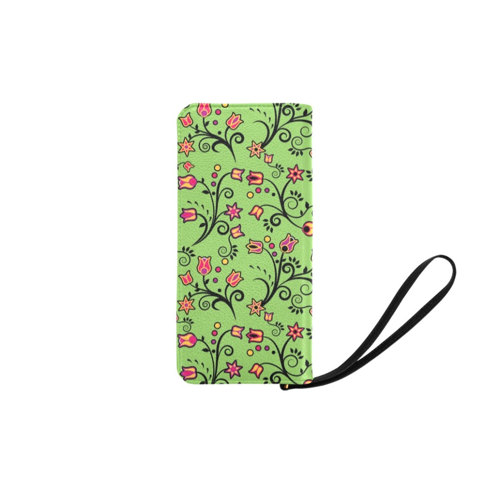 Light Green Yellow Star Clutch – Small Purse by 49 Dzine