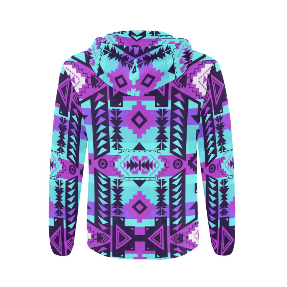 Chiefs Mountain Moon Shadow All Over Print Full Zip Hoodie for Men (Model H14) All Over Print Full Zip Hoodie for Men (H14) e-joyer