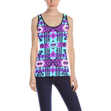 Load image into Gallery viewer, Chiefs Mountain Moon Shadow All Over Print Tank Top for Women (Model T43) All Over Print Tank Top for Women (T43) e-joyer 
