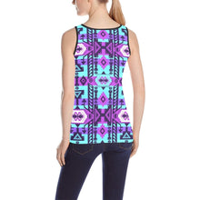 Load image into Gallery viewer, Chiefs Mountain Moon Shadow All Over Print Tank Top for Women (Model T43) All Over Print Tank Top for Women (T43) e-joyer 
