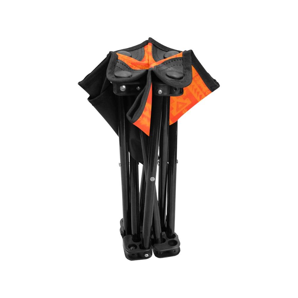 Chiefs Mountain Orange A feather for each Folding Fishing Stool Folding Fishing Stool e-joyer