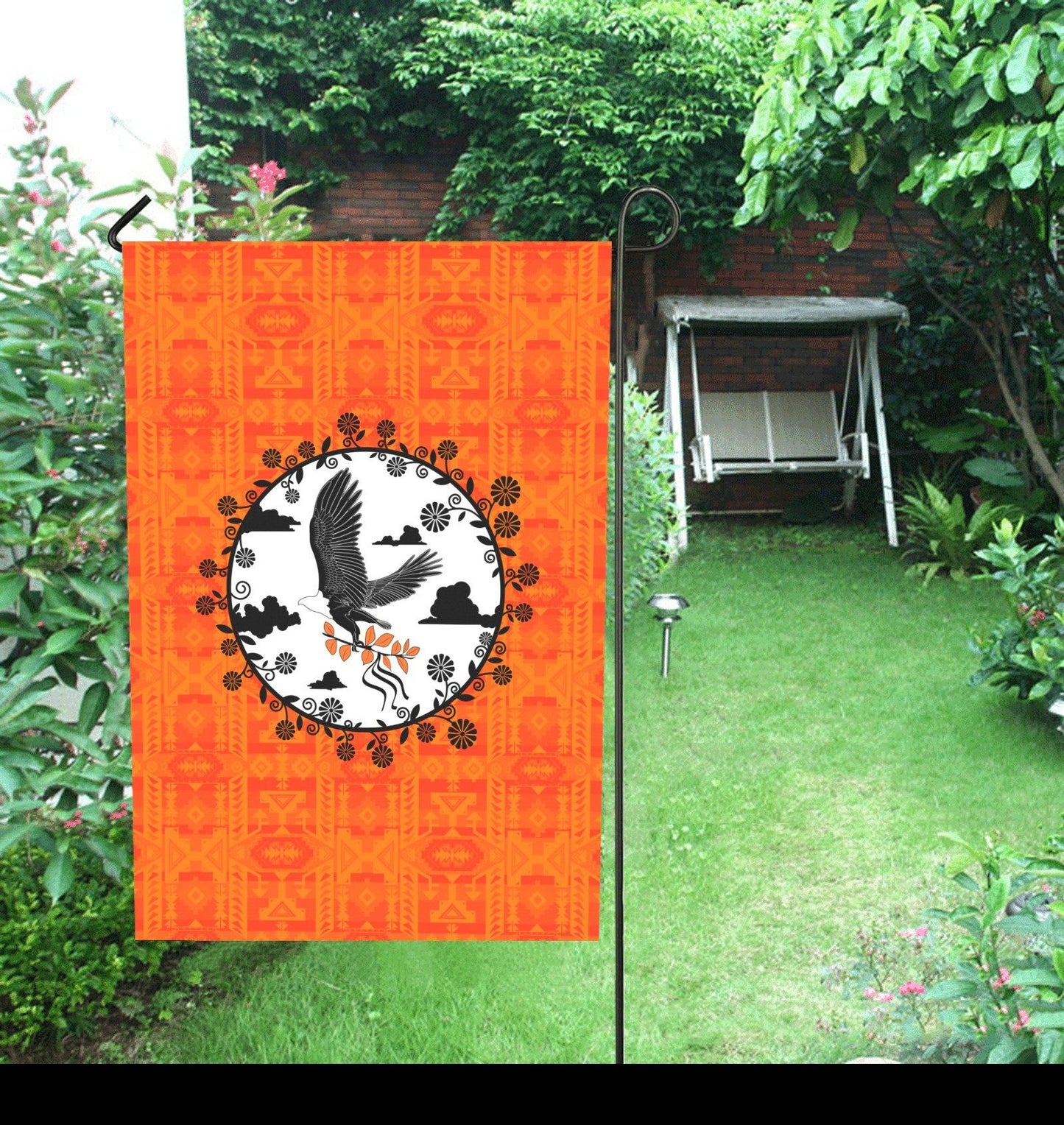 Chiefs Mountain Orange - Carrying Their Prayers Garden Flag 28''x40'' (Two Sides Printing) Garden Flag 28‘’x40‘’ (Two Sides) e-joyer