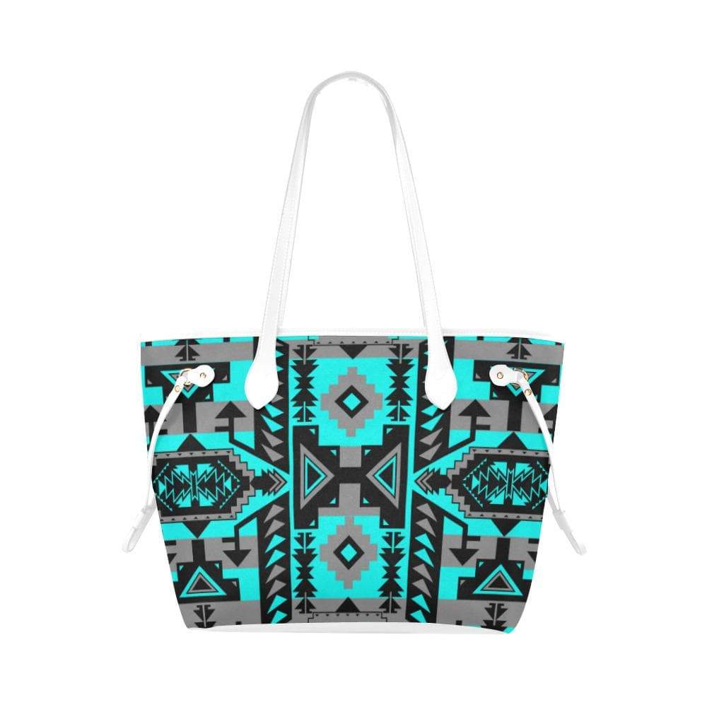Chiefs Mountain Sky Clover Canvas Tote Bag (Model 1661) Clover Canvas Tote Bag (1661) e-joyer