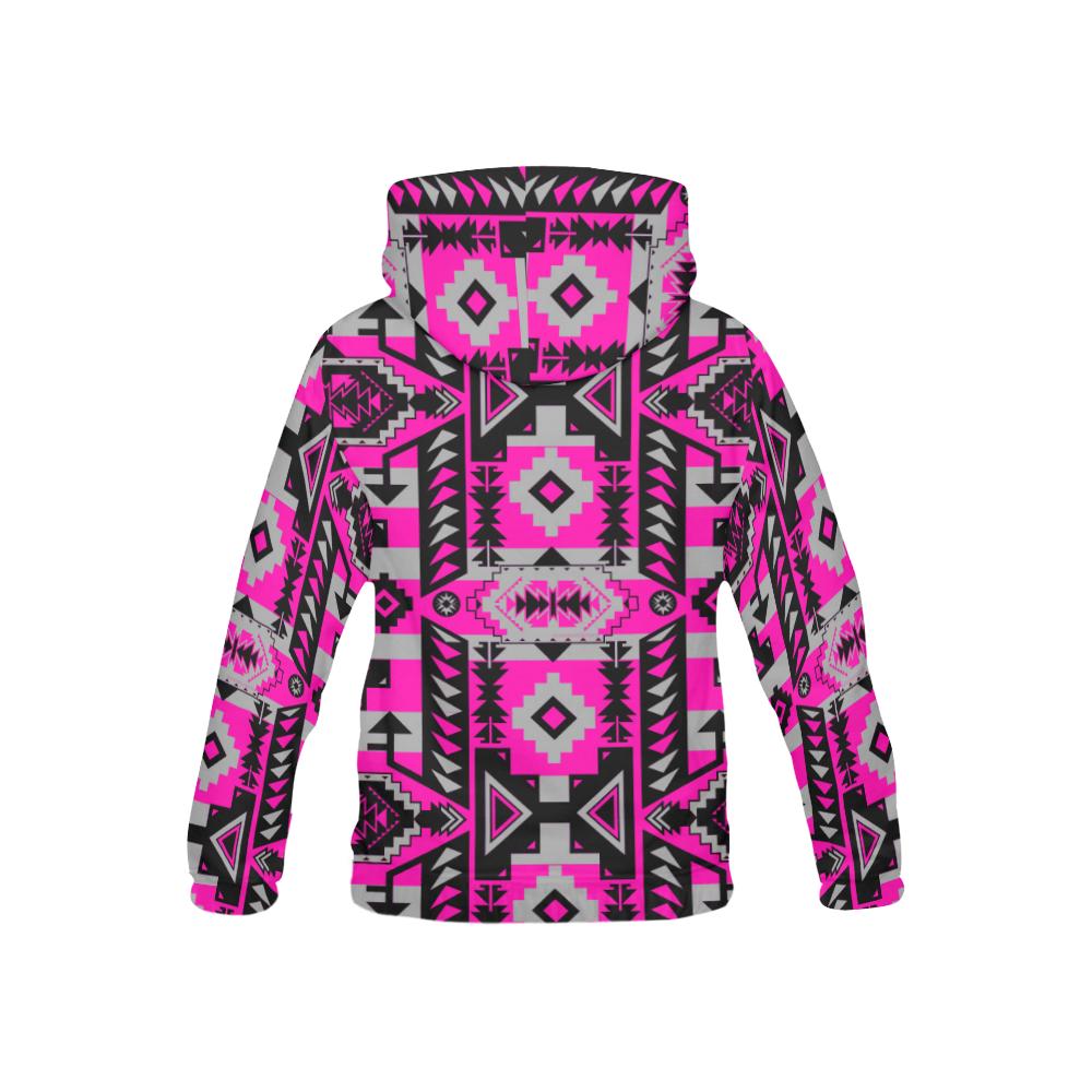 Chiefs Mountain Sunset All Over Print Hoodie for Kid (USA Size) (Model H13) All Over Print Hoodie for Kid (H13) e-joyer