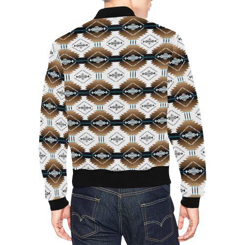 Cofitichequi White All Over Print Bomber Jacket for Men/Large Size (Model H19) All Over Print Bomber Jacket for Men/Large (H19) e-joyer