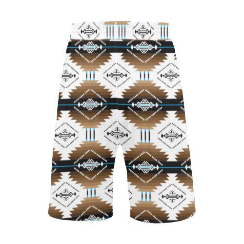 Cofitichequi White Men's All Over Print Casual Shorts (Model L23) Men's Casual Shorts (L23) e-joyer