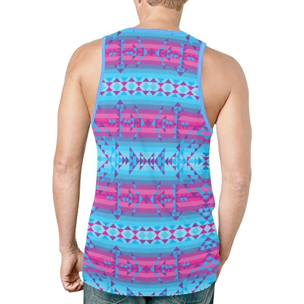 Cool Frost New All Over Print Tank Top for Men (Model T46) tank top e-joyer
