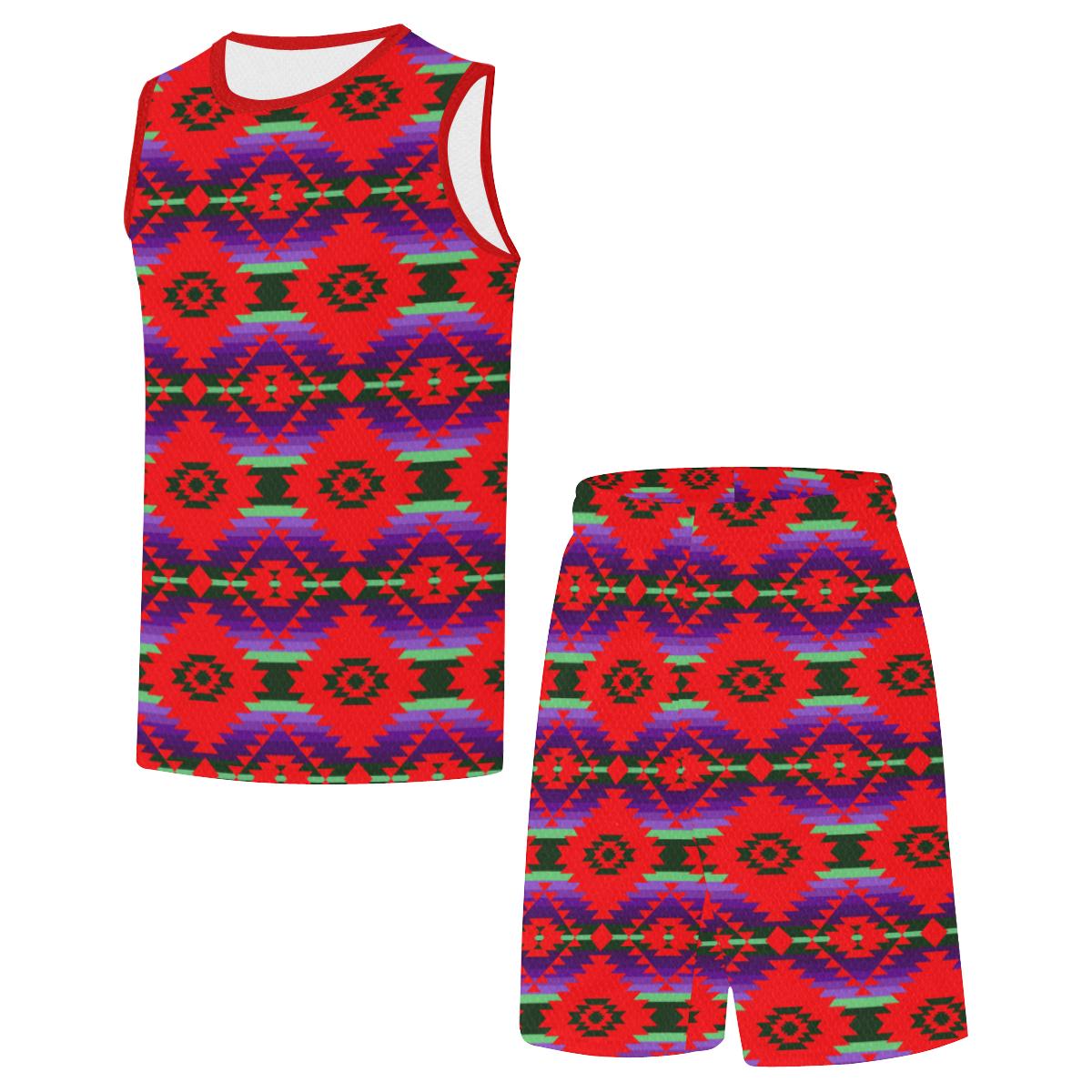 Cree Confederacy Chicken Dance All Over Print Basketball Uniform Basketball Uniform e-joyer