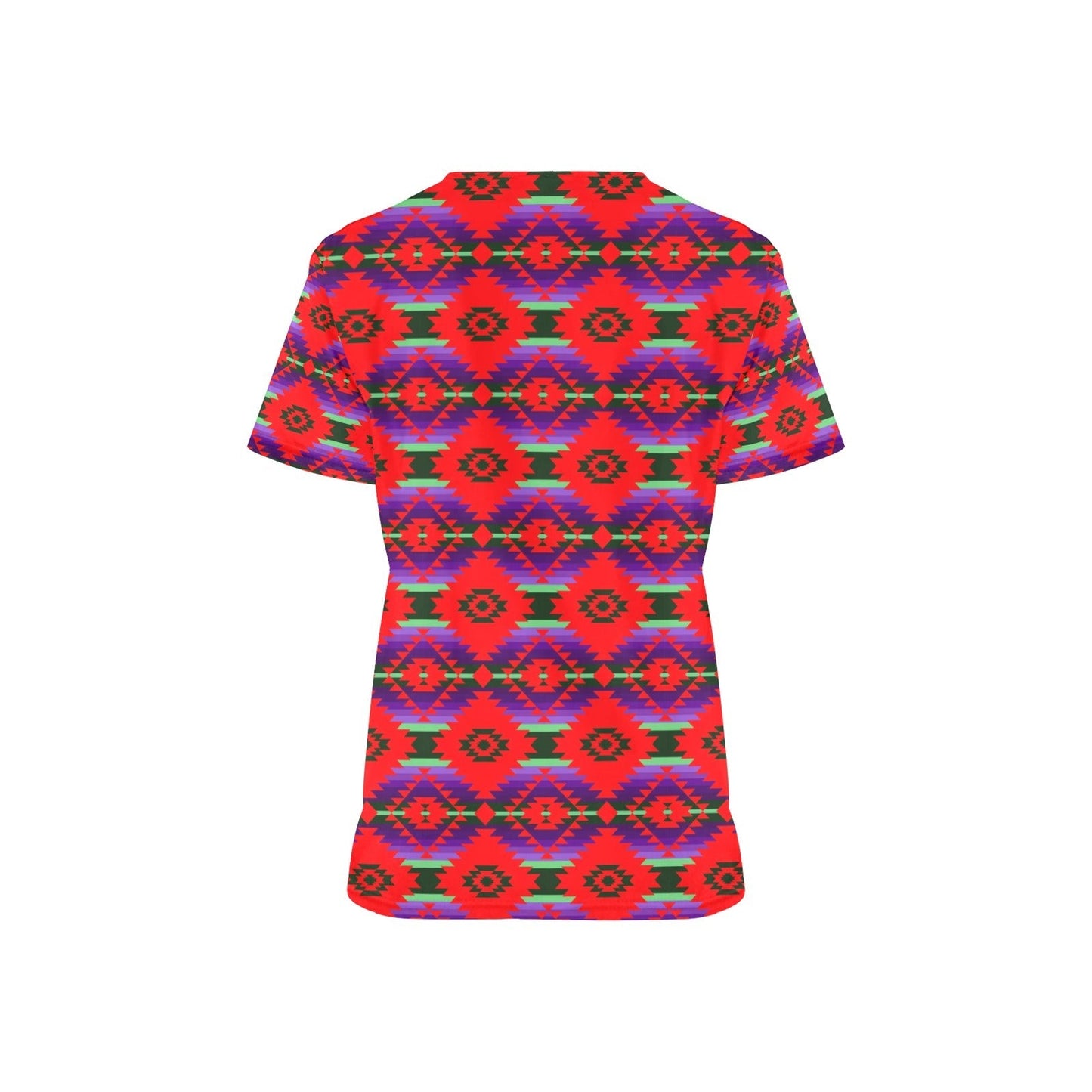 Cree Confederacy Chicken Dance All Over Print Scrub Top Scrub Top e-joyer