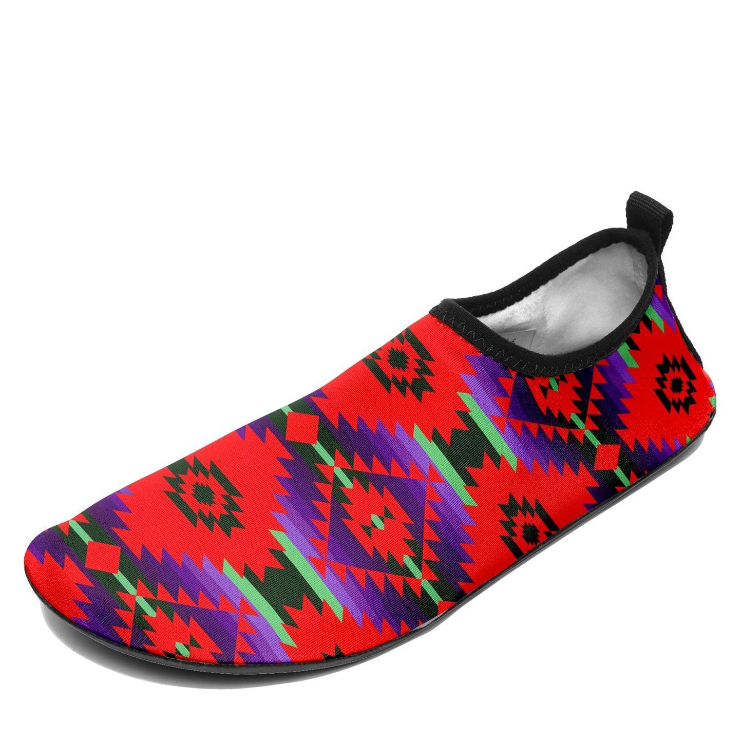 Cree Confederacy Chicken Dance Sockamoccs Kid's Slip On Shoes 49 Dzine
