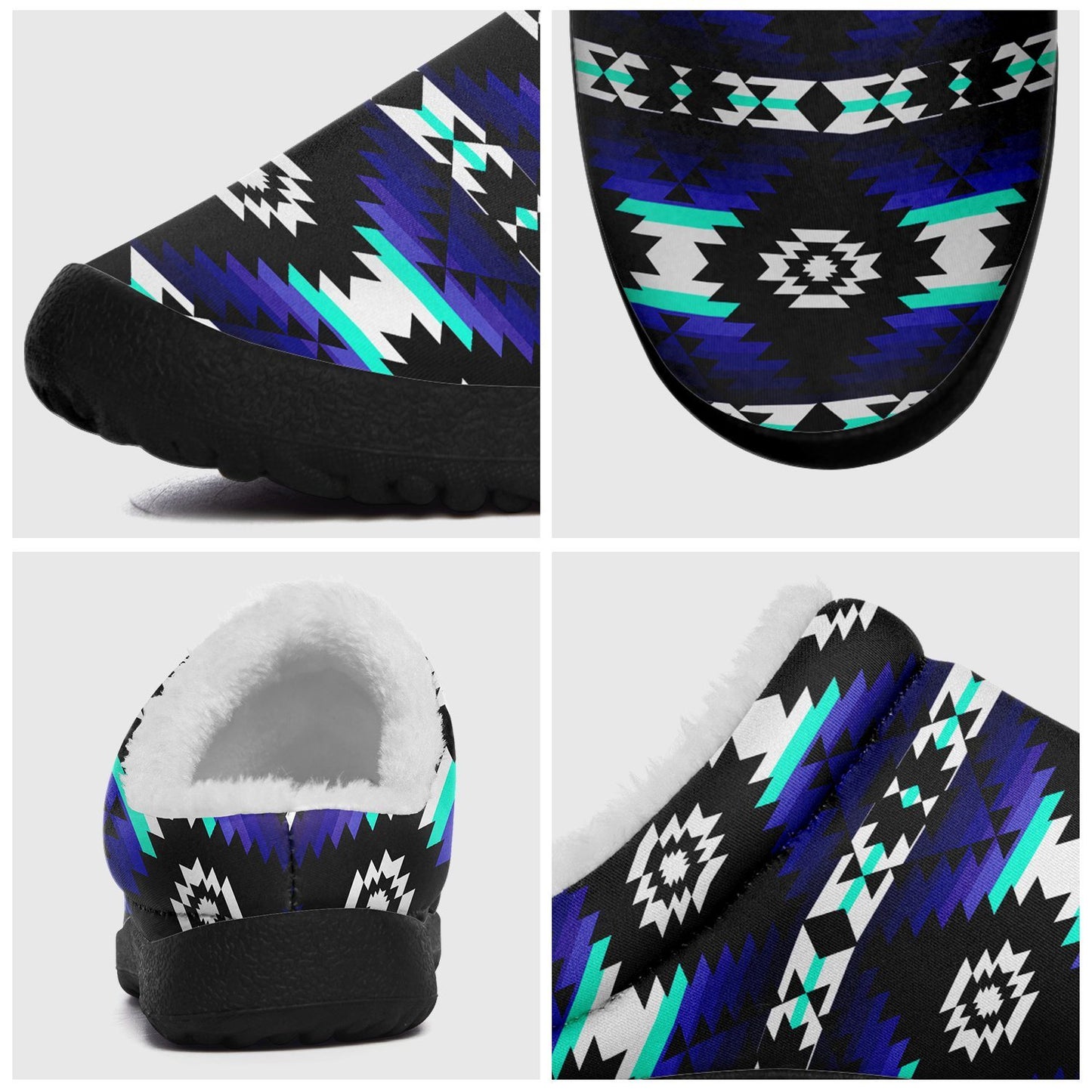 Cree Confederacy Midnight Ikinnii Indoor Slipper 49 Dzine