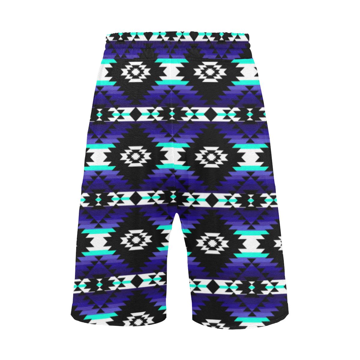 Cree Confederacy Midnight Men's All Over Print Casual Shorts (Model L23) Men's Casual Shorts (L23) e-joyer