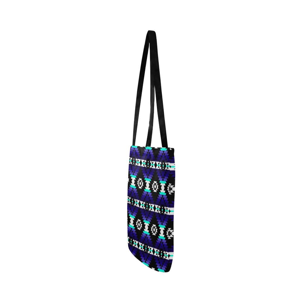 Cree Confederacy Midnight Reusable Shopping Bag Model 1660 (Two sides) Shopping Tote Bag (1660) e-joyer