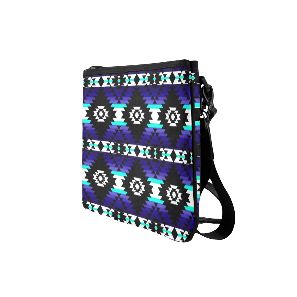 Cree Confederacy Midnight Slim Clutch Bag (Model 1668) Slim Clutch Bags (1668) e-joyer