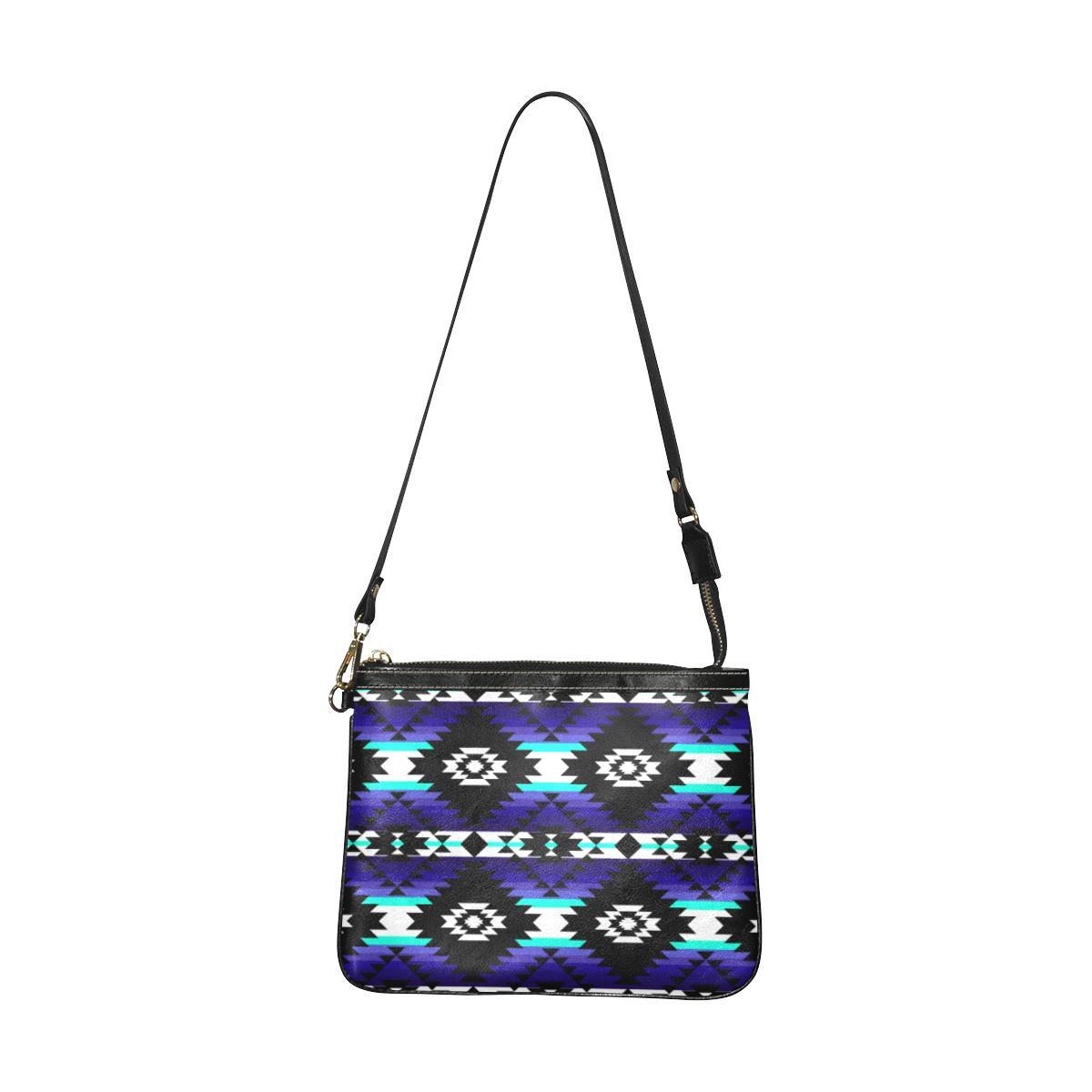 Cree Confederacy Midnight Small Shoulder Bag (Model 1710) Small Shoulder Bag (1710) e-joyer