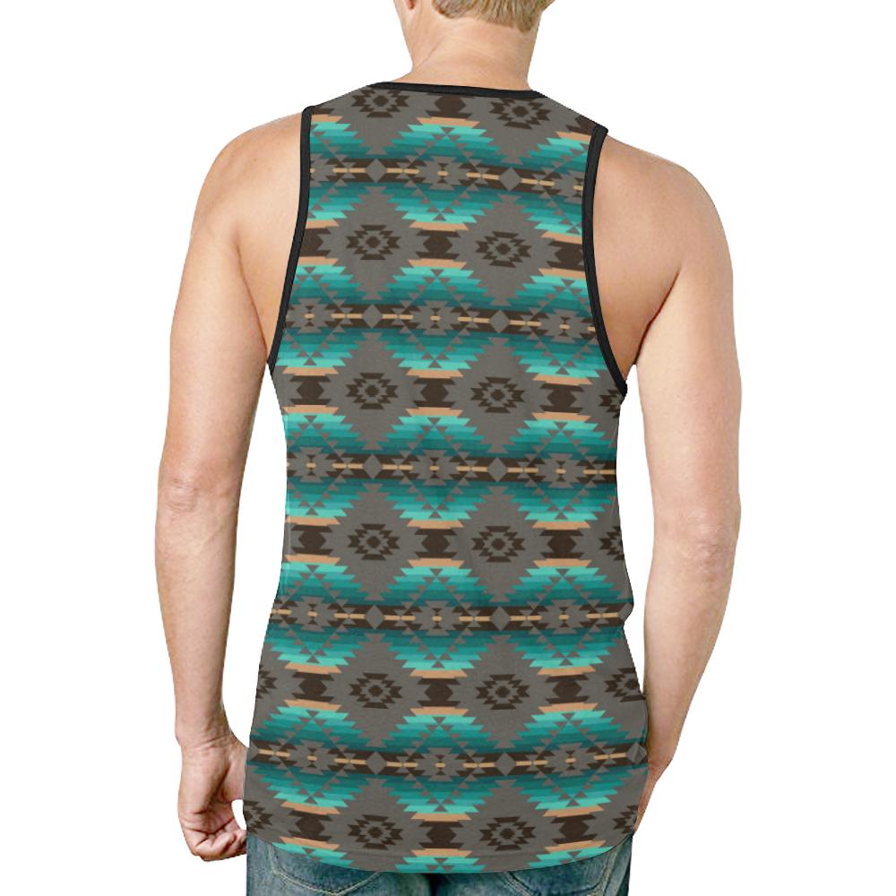 Cree Confederacy New All Over Print Tank Top for Men (Model T46) New All Over Print Tank Top for Men (T46) e-joyer