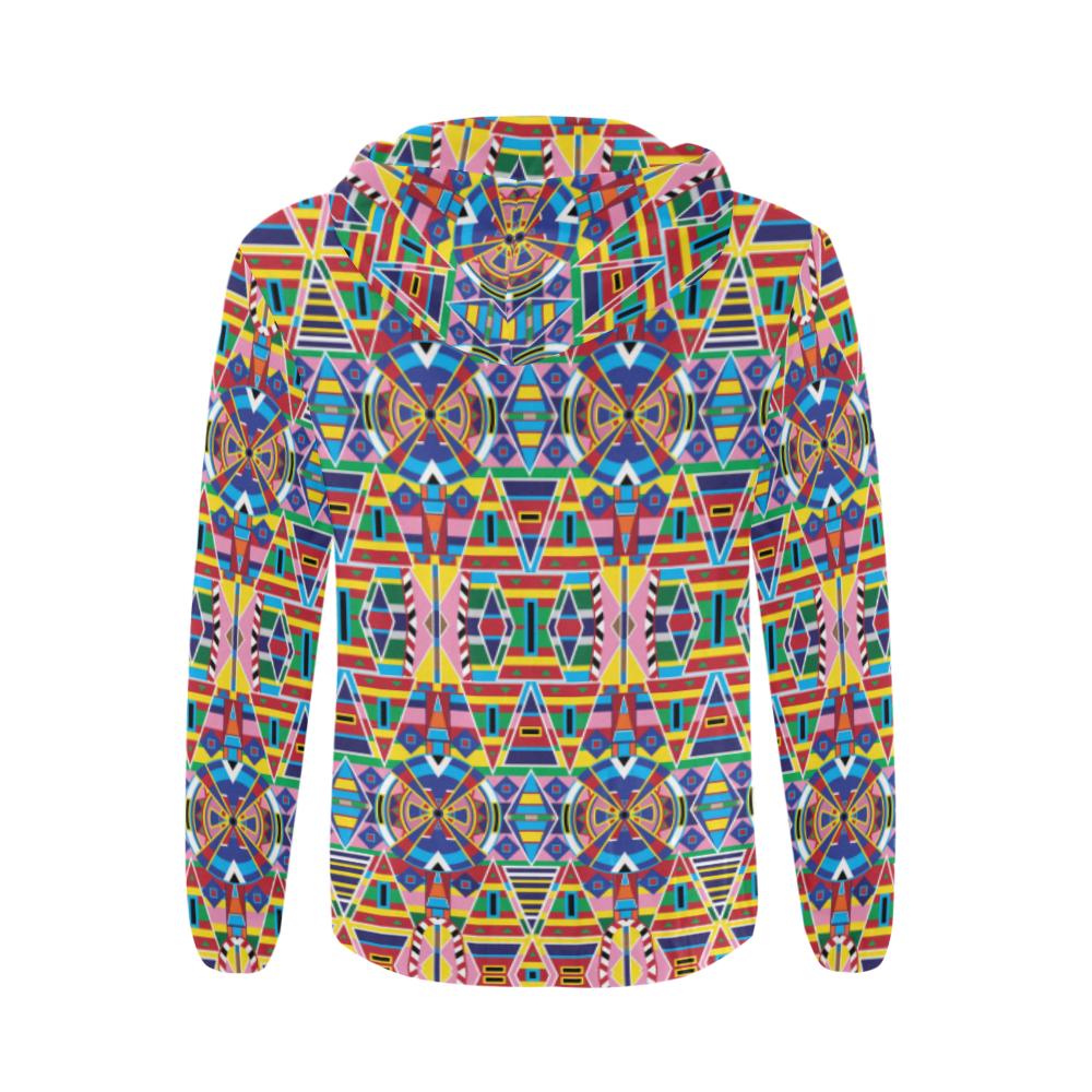 Crow Captive All Over Print Full Zip Hoodie for Men (Model H14) All Over Print Full Zip Hoodie for Men (H14) e-joyer