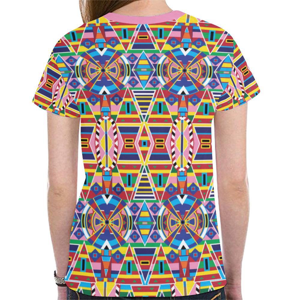 Crow Captive New All Over Print T-shirt for Women (Model T45) New All Over Print T-shirt for Women (T45) e-joyer