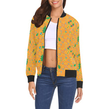 Load image into Gallery viewer, Vine Life Sunshine Bomber Jacket for Women
