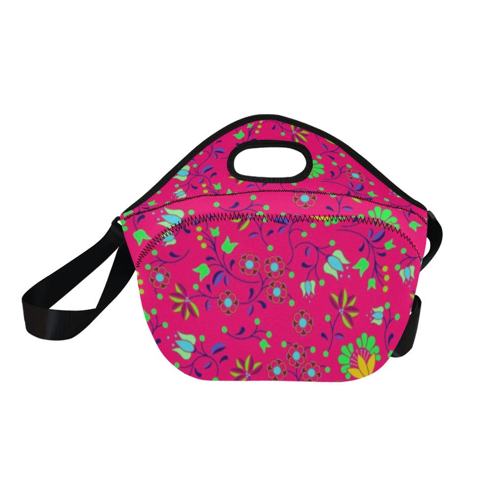 Fleur Indigine Rouge Neoprene Lunch Bag/Large