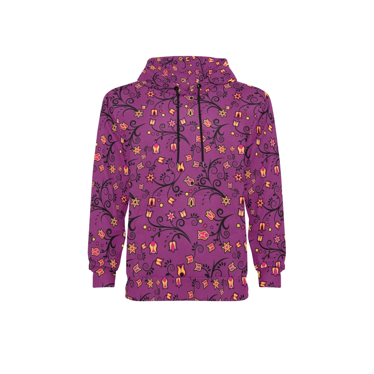 Floral Star Fleece Hoodie