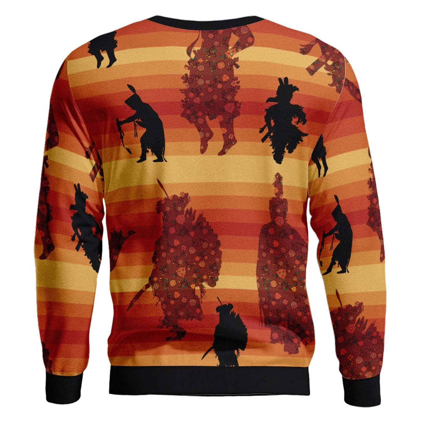 Dancers Brown Unisex Crewneck Long Sleeve Top 49 Dzine