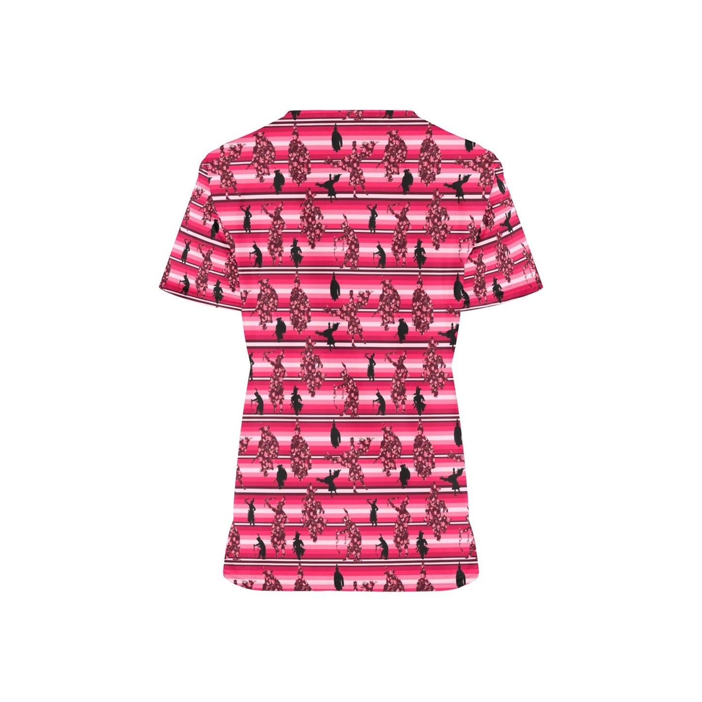 Dancers Floral Amour All Over Print Scrub Top Scrub Top e-joyer