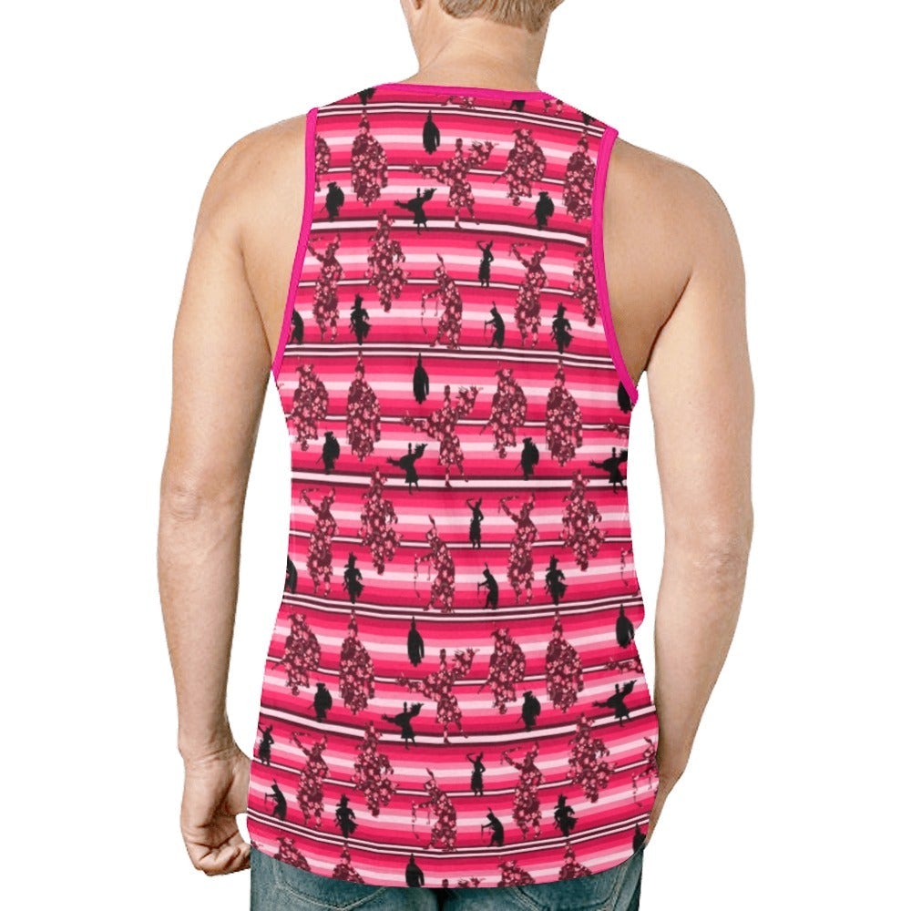 Dancers Floral Amour New All Over Print Tank Top for Men (Model T46) tank top e-joyer